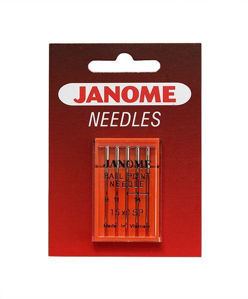 Igły Janome Ball Point 15x1SP HAx1SP mix