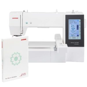 Hafciarka Janome MC500E z programem Artistic Digitizer JR i dodatkowym tamborkiem