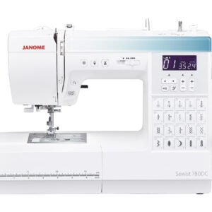 Maszyna do szycia komputerowa Janome 780DC z sztywną walizką + Zestaw Startowy Do Szycia W Prezencie GRATIS