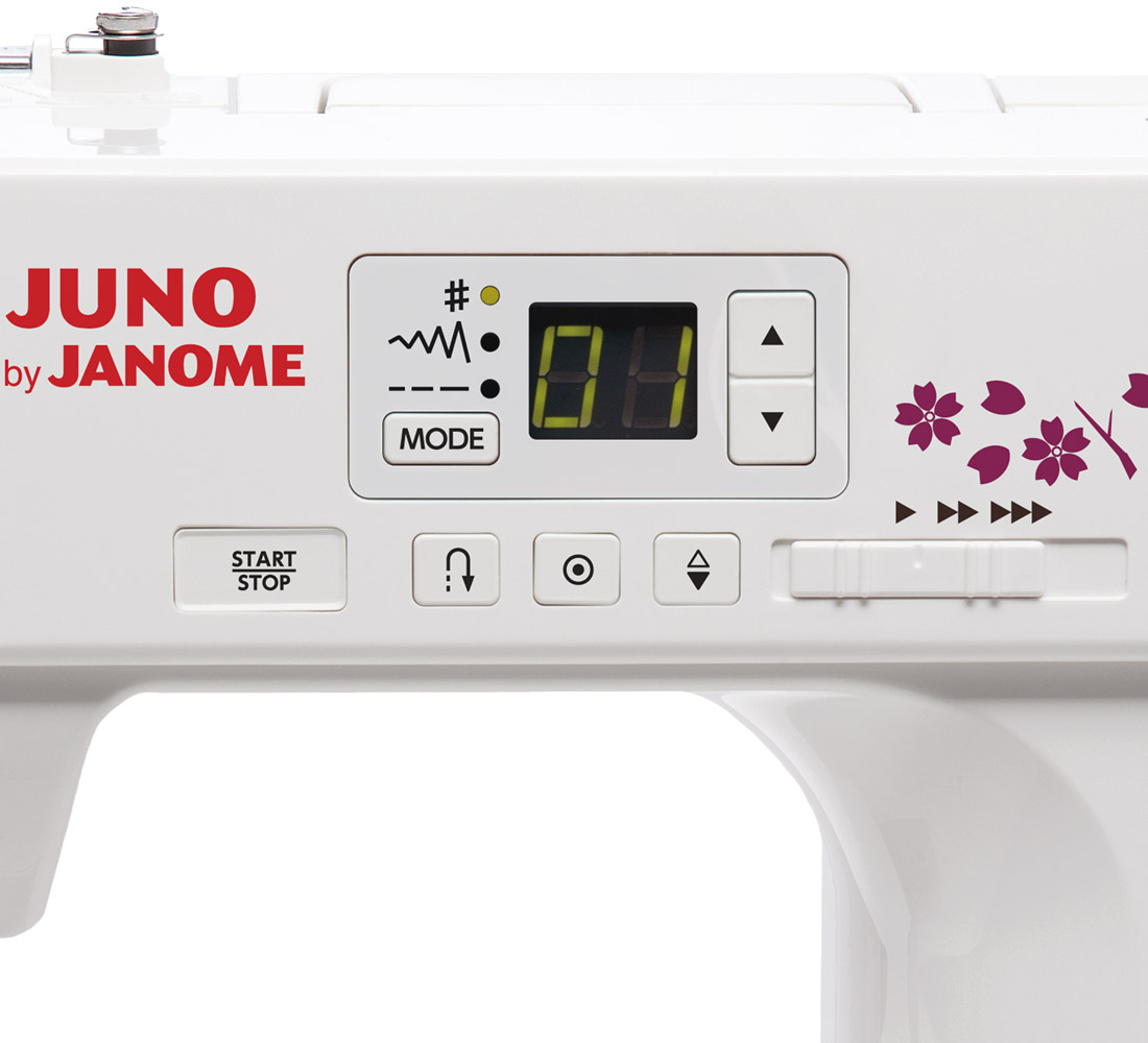 Maszyna do szycia komputerowa Janome Juno E1030 + Zestaw Startowy Do Szycia W Prezencie GRATIS - obrazek 7